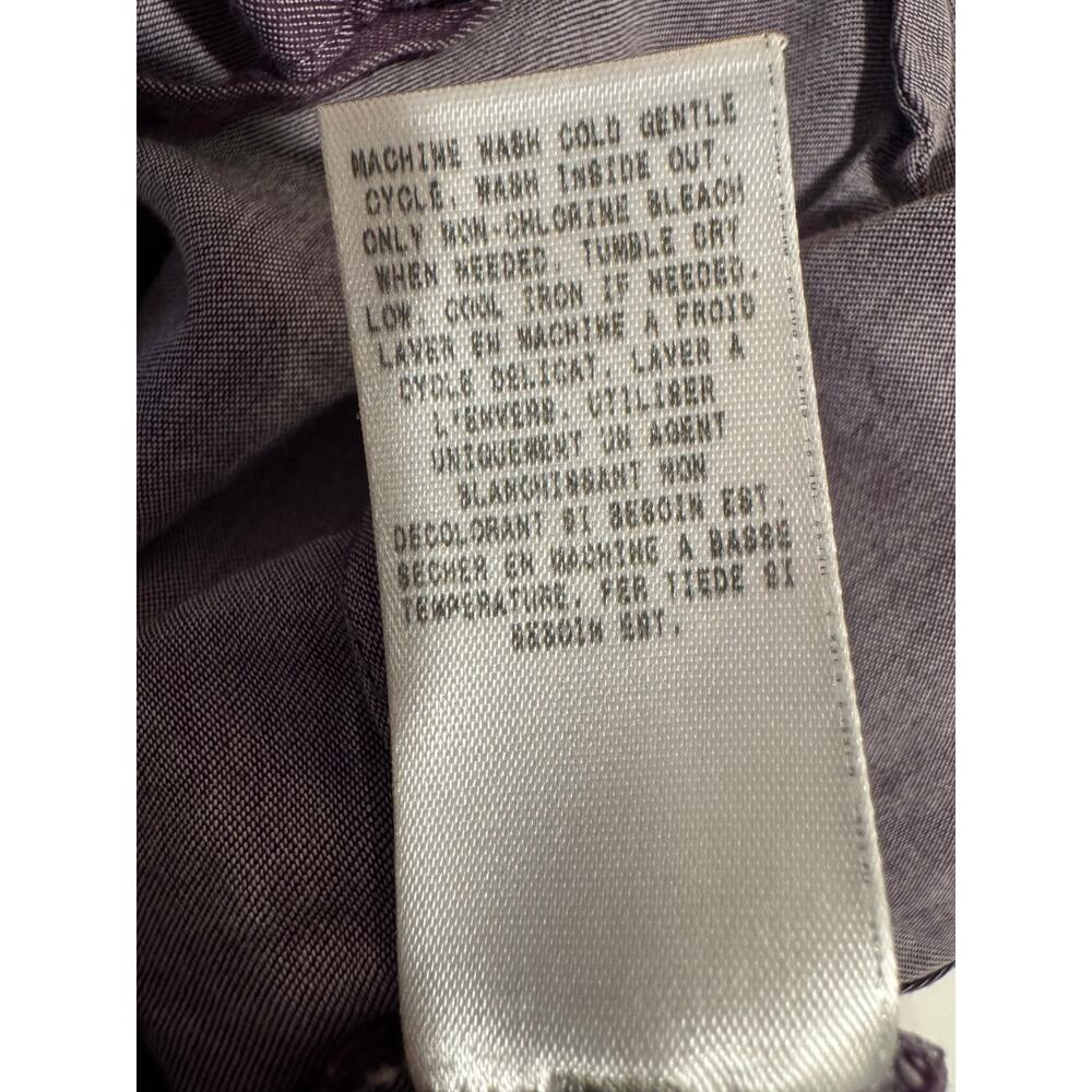 2010s Guess Soft Boho Drawstring Waist Purple But… - image 6